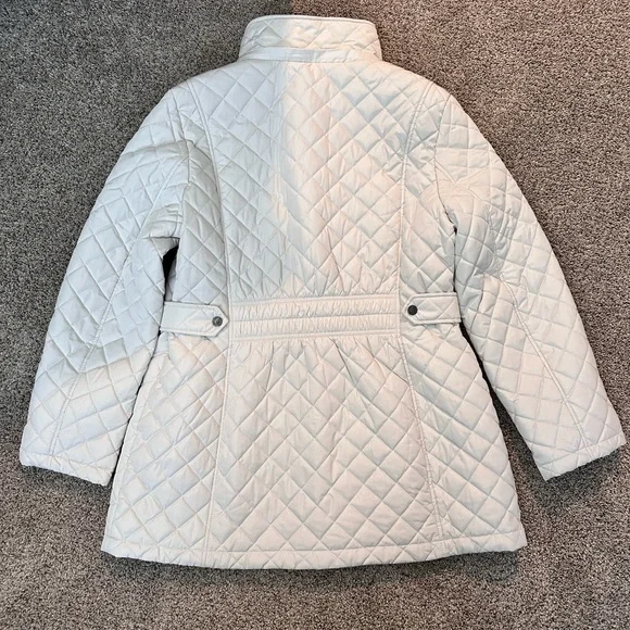 Calvin Klein White Quilted Puffer Jacket - Picture 4 of 9